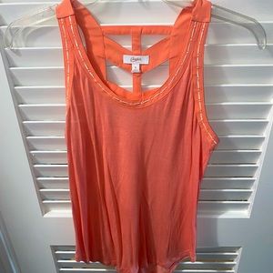 Candies Strappy Back Orange Tank